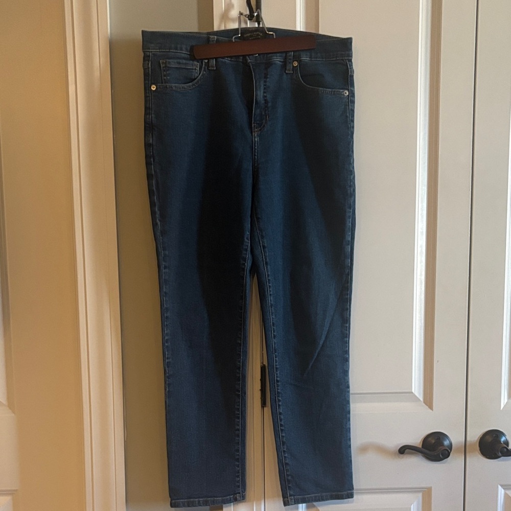 Banana Republic High-Rise Slim Blue Denim Jeans